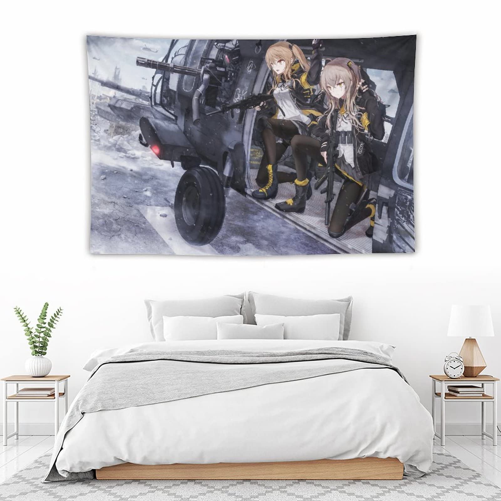 Amazon.co.jp: タペストリー 可愛い キャラクター柄 少女前線UMP45